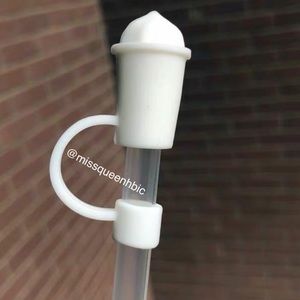 🌸White Frappuccino Straw Topper🌸